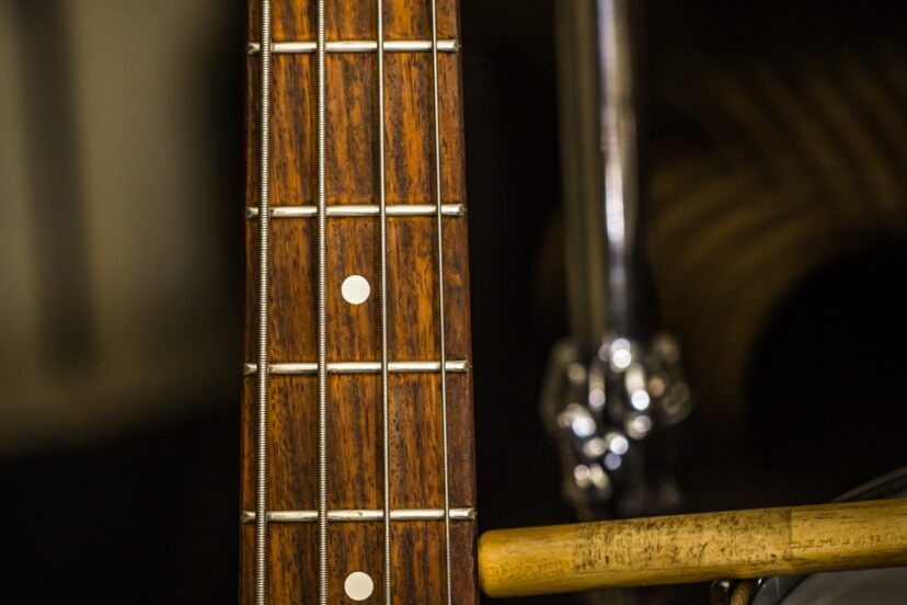 fretboard for bass guitar