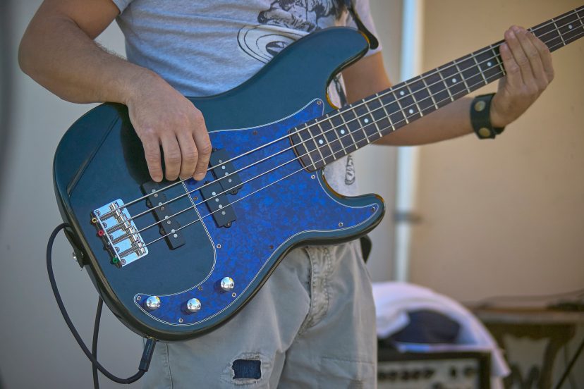 Dorian mode on bass guitar